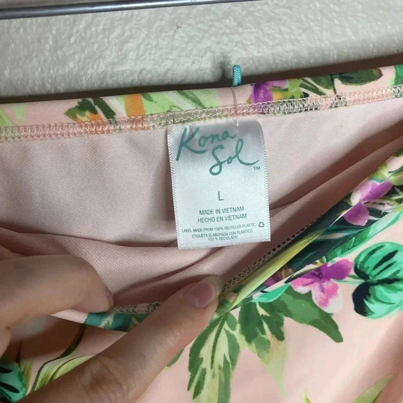 NWT Kona Sol High Waisted Bikini Bottoms Size Large - Picture 4 of 4